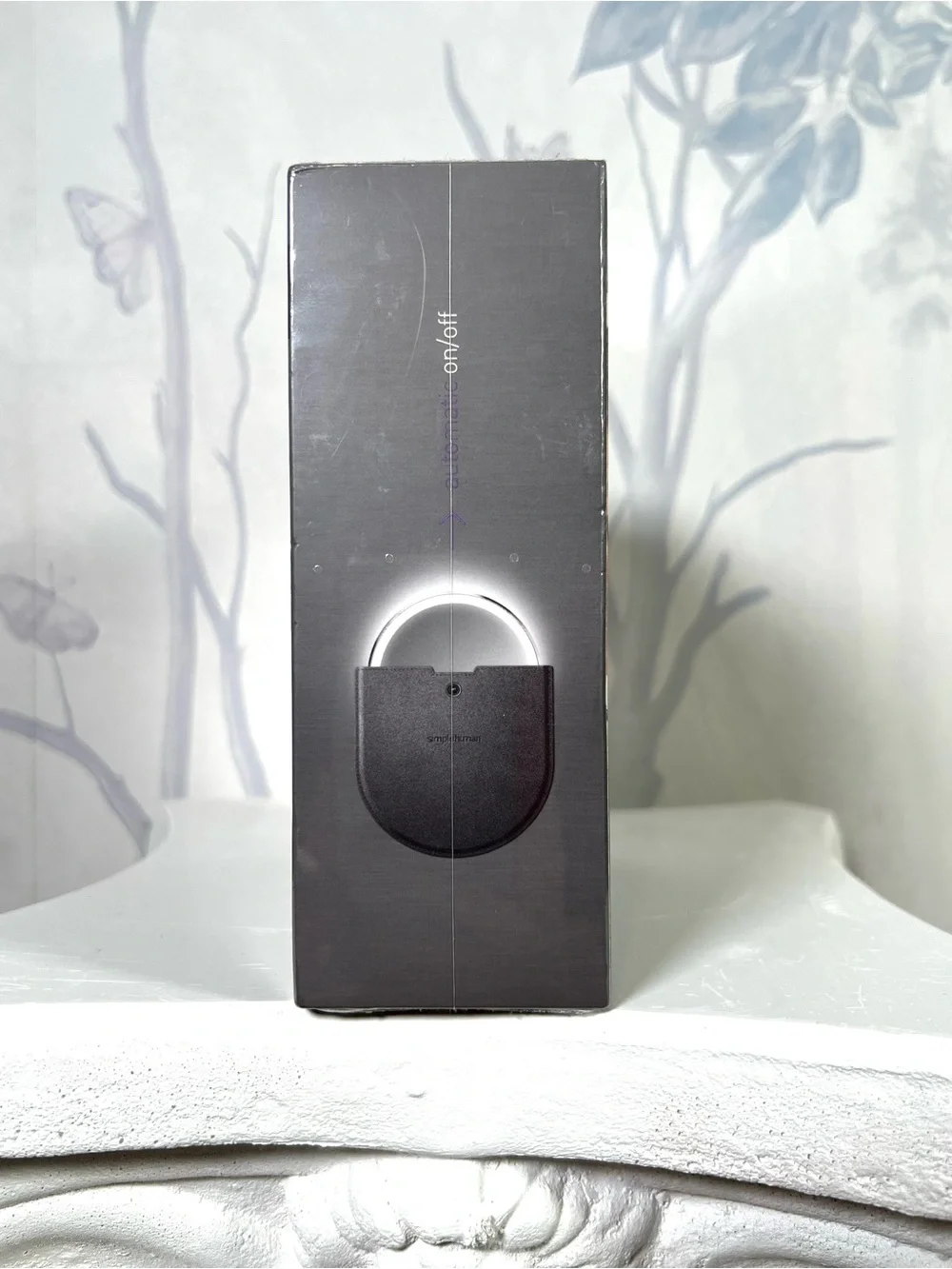 Simple human Compact Sensor Mirror - Black Stainless Steel